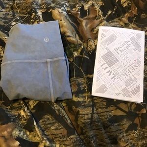 Snow washed wunder under Lululemon leggings.